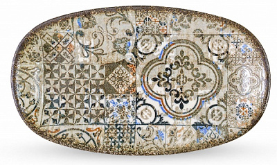 Блюдо овальное Vintage Mosaic Graphics 16x9 см WL-671341 / A Wilmax 