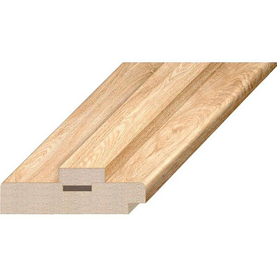 Дверная коробка ОМиС под добор ПВХ 80х33 мм дуб саванна