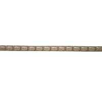 Бордюр Grandkerama олівець бежевий скло 200х13 мм