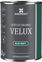 Эмаль акриловая Kompozit VELUX База с шелковистый мат 0,75л