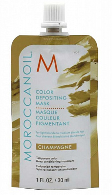 Маска для волос Moroccanoil Color Depositing Шампань 30 мл