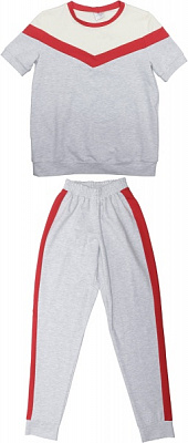 Комплект жіночий Flis clothes Чайка р. L сірий