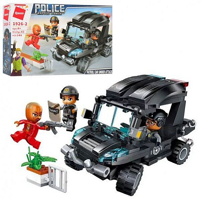 Конструктор Qman 1926-2 полиция машина фигурки ODT100415