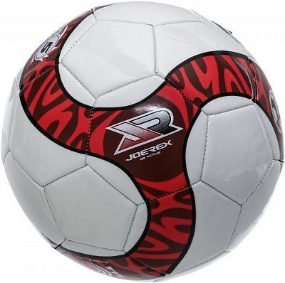 Футбольный мяч Joerex р. 5 красно-белый AJAB40053
