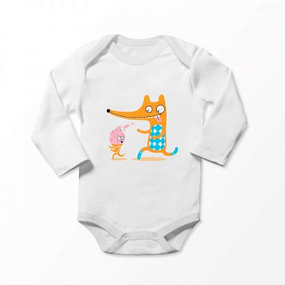 Боді дитяче ТМ Софія Red Fox р.68 помаранчевий 121468