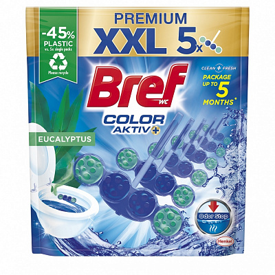 Блок Bref Кольорова вода Евкаліпт 5х50 НОВИНКА!!! 2921515