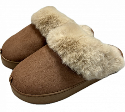 Тапки домашние Gemelli Пухнастик р.40/41 медовый