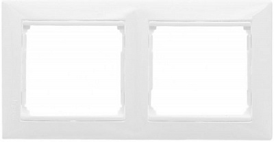 Рамка двухместная Legrand Valena горизонтальная белый 774452