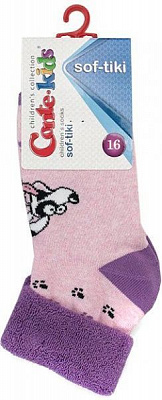 Шкарпетки Conte-Kids SOF-TIK 231 р.16 світло-рожевий