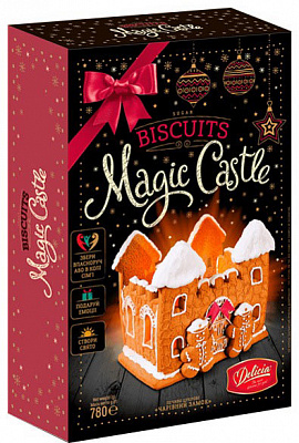 Печиво цукрове Деліція Чарівний замок 780 г