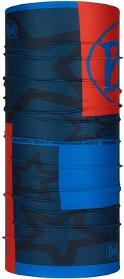Мультифункціональний головний убір BUFF COOLNET UV+ BU MFMICNUVSTD р.OS синьо-червоний