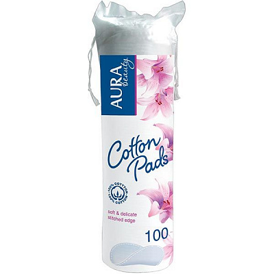 Ватні диски Aura beauty 100 шт.