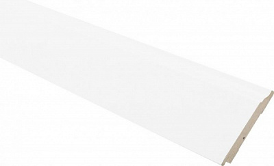 Плинтус МДФ ПП162К Английский белый 2070х110х16 мм 