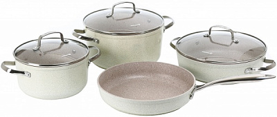 Набір посуду 7 предметів Granita Alu A1272 Korkmaz