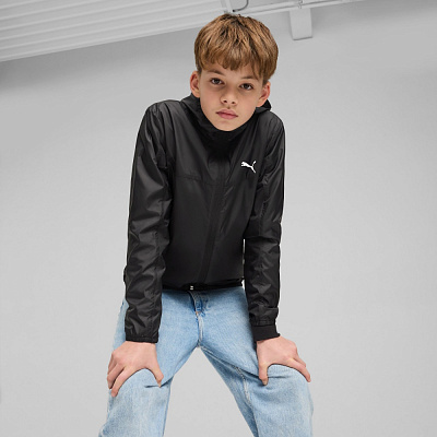 Ветровка для мальчиков Puma Essentials Regular Youth 68516501 р.164 черная