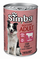 Консерва для взрослых собак для всех пород SIMBA. Adult 415 г