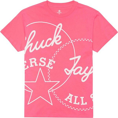 Футболка Converse Exploded Chuck Patch Tee 10021642-A04 р. S рожевий