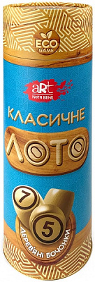 Игра настольная ART Nota Bene Лото классическое с деревянными бочонками