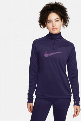 Джемпер Nike W NK DF SWOOSH HBR HZ PACER FB4687-555 р.M синій