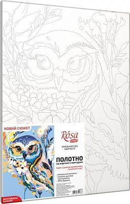 Полотно на картоні з контуром Пейзаж №34 30x40 см Rosa Start