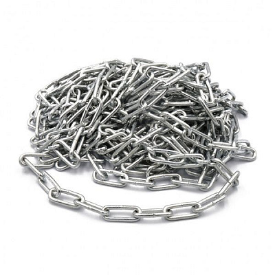 Цепь короткозвеньевая 2 мм 2,5 м оцинкованная DIN 5685 А