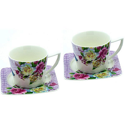 Набір кружок Букет 220 мл 2 шт