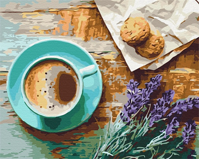 Картина по номерам Лавандовое утро BS21514 40x50 см Brushme 