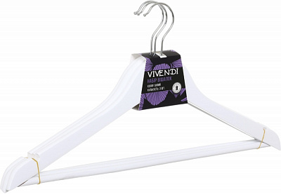 Набор плечиков Vivendi белый 43 см 3 шт.
