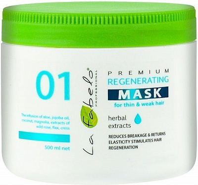 Маска для волосся La Fabelo Premium 01 регенеруюча 500 мл