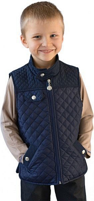 Жилет Модний Карапуз стеганый р.122 синий 03-00636-0 