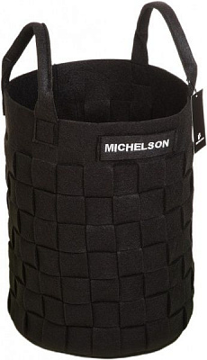 Корзинка декоративная 42x31 см черная Michelson