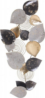 Декор настінний Глянець 97x43 см чорний/золото