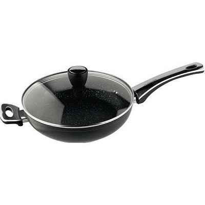 Сковорода з кришкою Granite InduСtion Line 28 см 89436 Vinzer