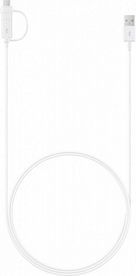 Кабель Samsung USB – microUSB + USB Type C 1,5 м белый (EP-DG930DWEGRU) 