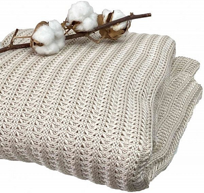 Плед Cotton Беж 200x220 см La Nuit 