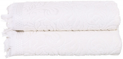 Набор полотенец Esra 2 шт. кремовый Karna 