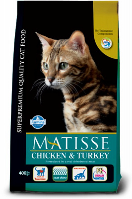 Корм сухой для котов Farmina Matisse Chicken & Turkey с курицей и индейкой 1,5 кг
