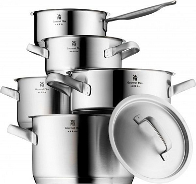 Набір каструль з кришками Gourmet Plus 5 шт. WMF