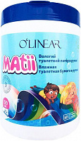 Туалетная бумага влажная O'Linear Matii дитячий 120 лист./рулон 1 шт.