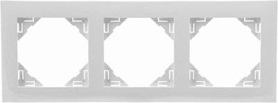 Рамка тримісна Efapel LOGUS універсальна білий 90930 TBR