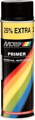 Грунт Motip аэрозольный Primer черный мат 500 мл