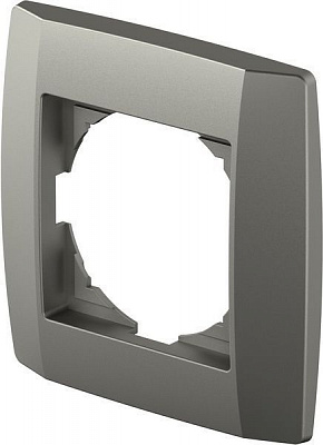 Рамка одномісна TEM Logiq універсальна титан OQ10TI-U