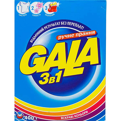 Пральний порошок Gala Ultra Color 400 г