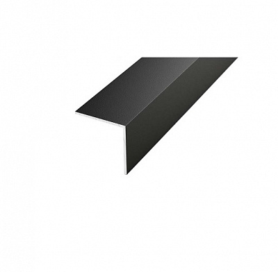 Уголок алюминиевый Braz Line 10x10x2 мм 2700 мм декоративный RAL 9005