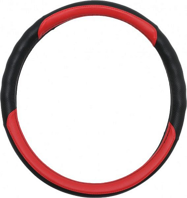 Чохол на руль Auto Assistance 13NR4002-P L чорний із червоним