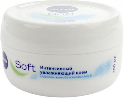 Крем день-ніч Nivea Soft Інтенсивний зволожувальний з олією жожоба 100 мл