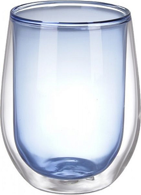 Набор стаканов для латте Sparkle Blue 300 мл 300 мл 2 шт. Flamberg Smart Kitchen 