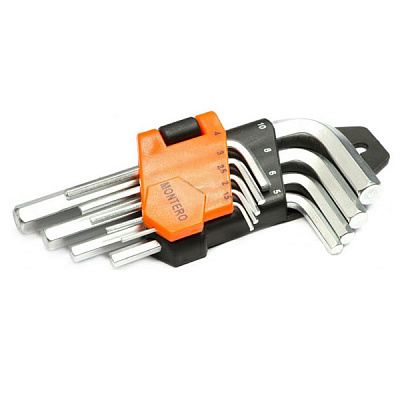 Набір ключів шестигранних EXPERT tools 1,5-10 мм