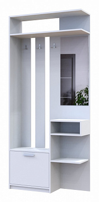 Передпокій з дзеркалом Doros Рів'єра 2 німфея альба