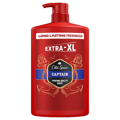 Шампунь-гель для душа Old Spice 3-в-1 Captain 1000 мл